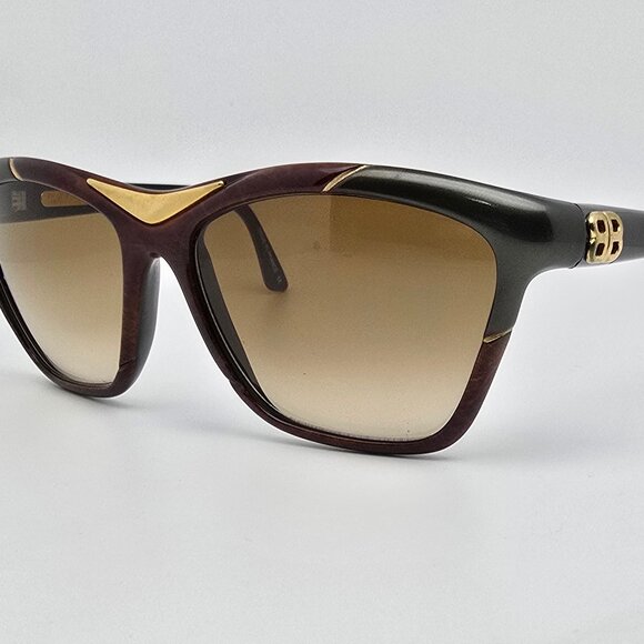 Balenciaga Mod 2052 LOK Tortoise Green Frame Brown Gradient Lens Sunglasses 58mm - Picture 1 of 13